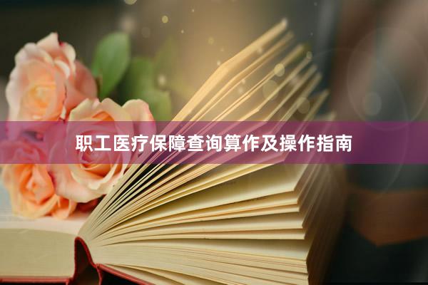 职工医疗保障查询算作及操作指南